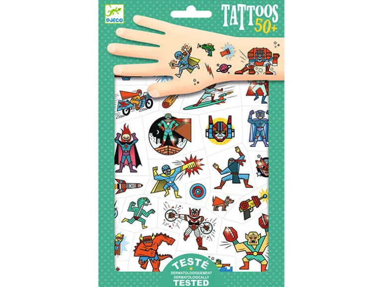 50 tatouages - Heroes vs villains