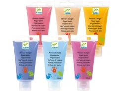 6 tubes de peinture à doigts Sweet