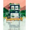 Affiche aquarelle - Cabine - 29,7 x 39,7 cm - ATWS