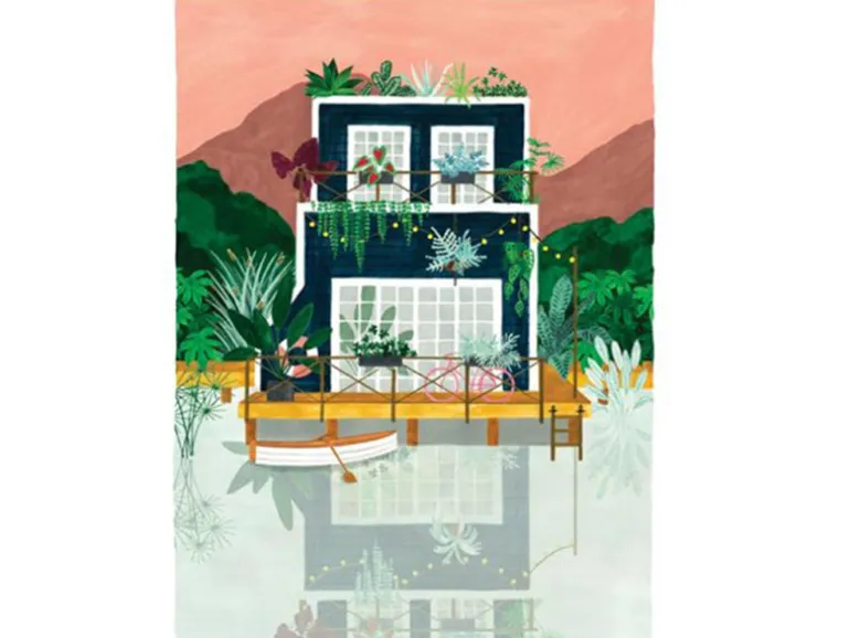 Affiche aquarelle - Cabine - 29,7 x 39,7 cm - ATWS