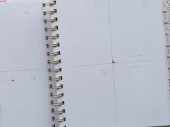 Agenda 2026 à couverture rigide - Motif à carreaux floraux - Idlewild