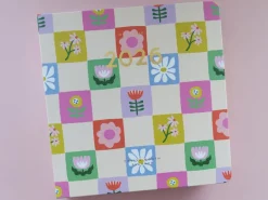 Agenda 2026 à couverture rigide - Motif à carreaux floraux - Idlewild