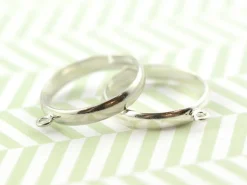 Bague avec anneau - couleur argenté clair