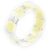 Bague en résine époxy transparente - Citron
