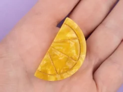 Barrette cheveux - Citron