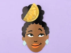 Barrette cheveux - Citron