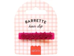 Barrette cheveux - Etoile Fuchsia