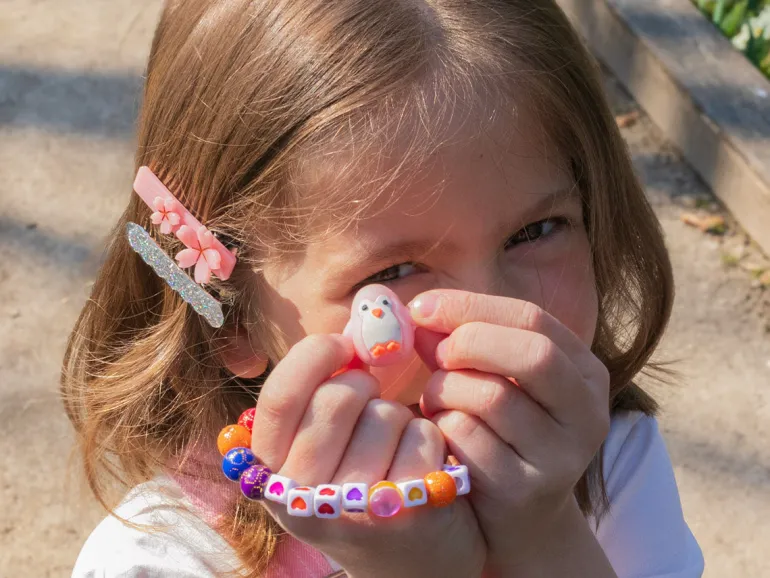 Barrette cheveux - Sakura Rose