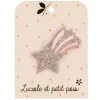 Barrette étoile filante - Pastel rose