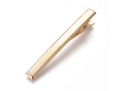 Barrette/Pince à cheveux alligator à customiser - Doré - 60 x 6 x 11 mm