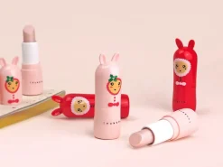 Baume à Lèvres Bunny Rouge Noël - Parfum Mangue Exotique - Inuwet