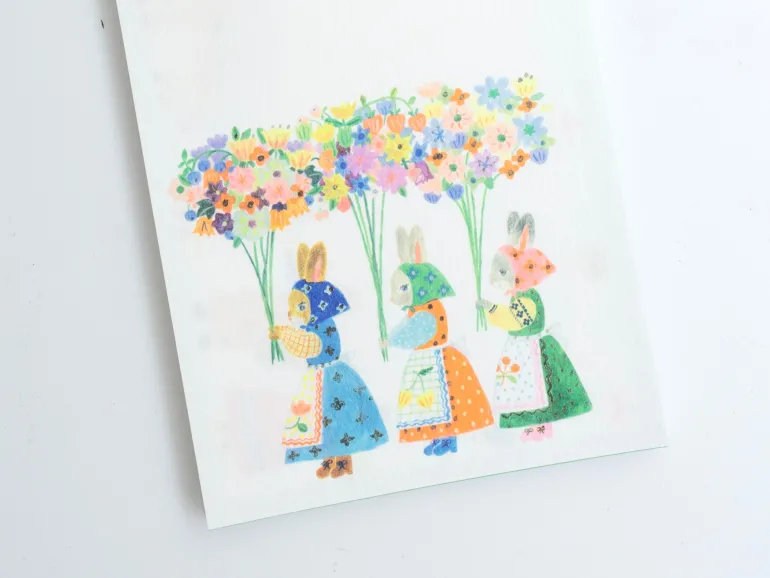 Bloc de papier illustrés Aiko Fukawa - Jardin