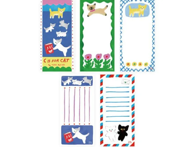 Bloc de papier illustrés Reiko Tada C is for cat