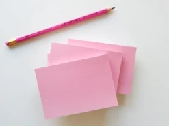 Bloc memo rose quadrillé - Fruit fries Design Lab