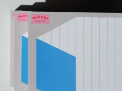 Bloc Memo Toit bleu - Fruit Fries Design Lab