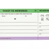 Bloc memo voyage billet avion - Fruit Fries Design Lab