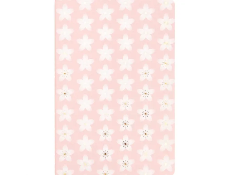 Bloc notes A5 Sakura Sakura - Rose et noir