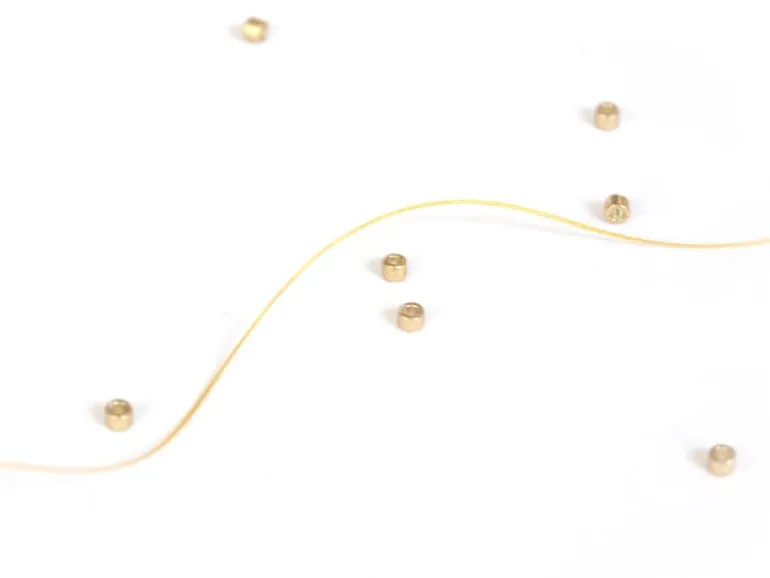 Bobine de fil de nylon 0,2 mm x 50 m - Doré