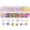 Boite d'assortiment de perles de rocaille - 12 compartiments multicolores