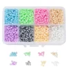 Boite d'assortiment de perles de rocaille - 8 couleurs