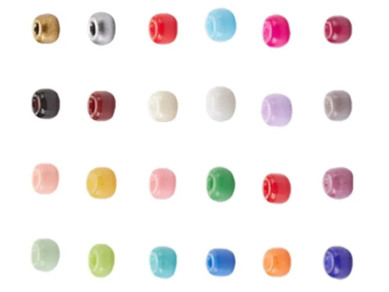 Boite de 24 couleurs de perles de rocailles ronde - 12/0 soit environ 2 mm de diam env.