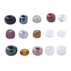 Boite de perles de rocailles - 15 Nuances Cuivre - 2,5mm