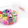 Boite de perles rondelles heishi 6 mm - Mix de couleurs pop