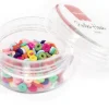 Boite de perles rondelles heishi 3 mm - Mix de couleurs pop