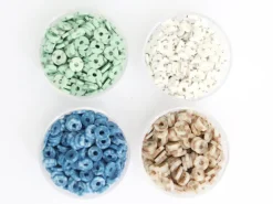 Boite de perles rondelles heishi 6 mm - Naturel blanc