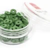 Boite de perles rondelles heishi 6 mm - Vert végétal