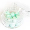Boite de perles tubes Heishi 6 mm - bleu pâle