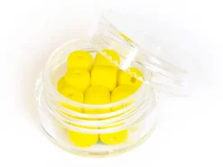 Boite de perles tubes Heishi 6 mm - jaune citron