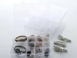Boite de rangement pour perles - 14 compartiments - 21 x 17 x 4 cm
