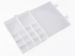 Boite de rangement pour perles - 14 compartiments - 21 x 17 x 4 cm