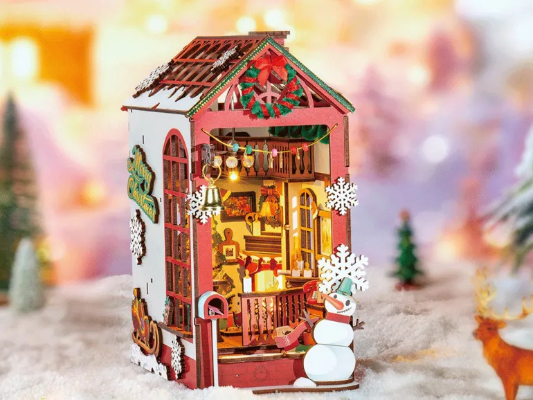 Book Nook - Pièce miniature - Christmas Indoor Scene - Rolife