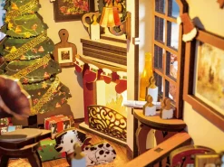 Book Nook - Pièce miniature - Christmas Indoor Scene - Rolife