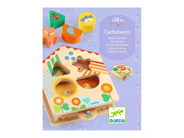 Boîte à formes Cachaboom - 18 mois - Djeco