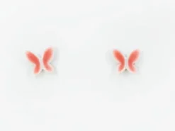 Boucles d'oreilles en porcelaine Papillon - La Petite Epicerie