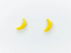 Boucles d'oreilles en porcelaine Banane - La Petite Epicerie