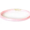 Bracelet jonc bouddhiste fantaisie - rose pâle - paillettes fines