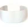 Bracelet manchette - 25 mm - couleur argent