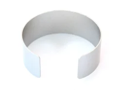 Bracelet manchette - 25 mm - couleur argent