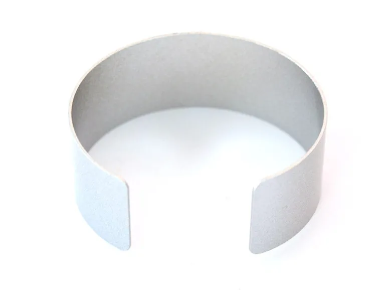 Bracelet manchette - 25 mm - couleur argent