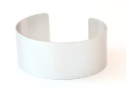 Bracelet manchette - 25 mm - couleur argent