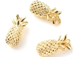 Breloque ananas - laiton doré à l’or fin