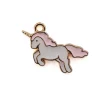 Breloque émaillée licorne