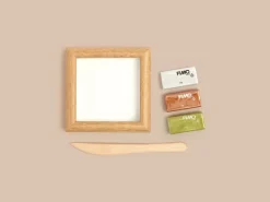Cadre déco en FIMO - Modèle Cafetière
