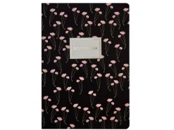 Cahier coquelicots roses A5 - BV By Bruno Visconti