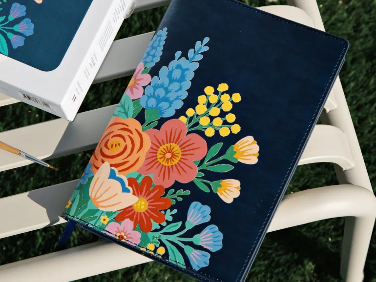 Carnet à peindre - Notebook peinture au numéro - Petit Pinceau - Bouquet