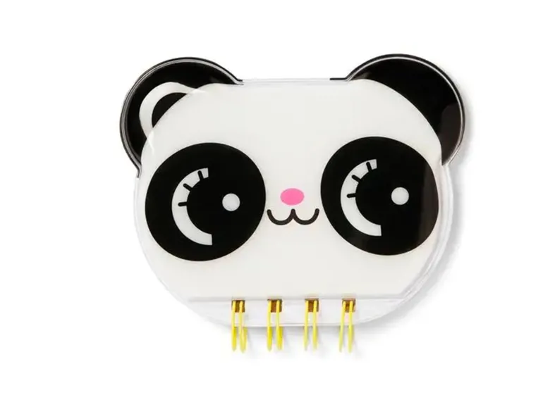 Carnet A6 en gelée kawaii à spirales pour enfant - Panda - Pango